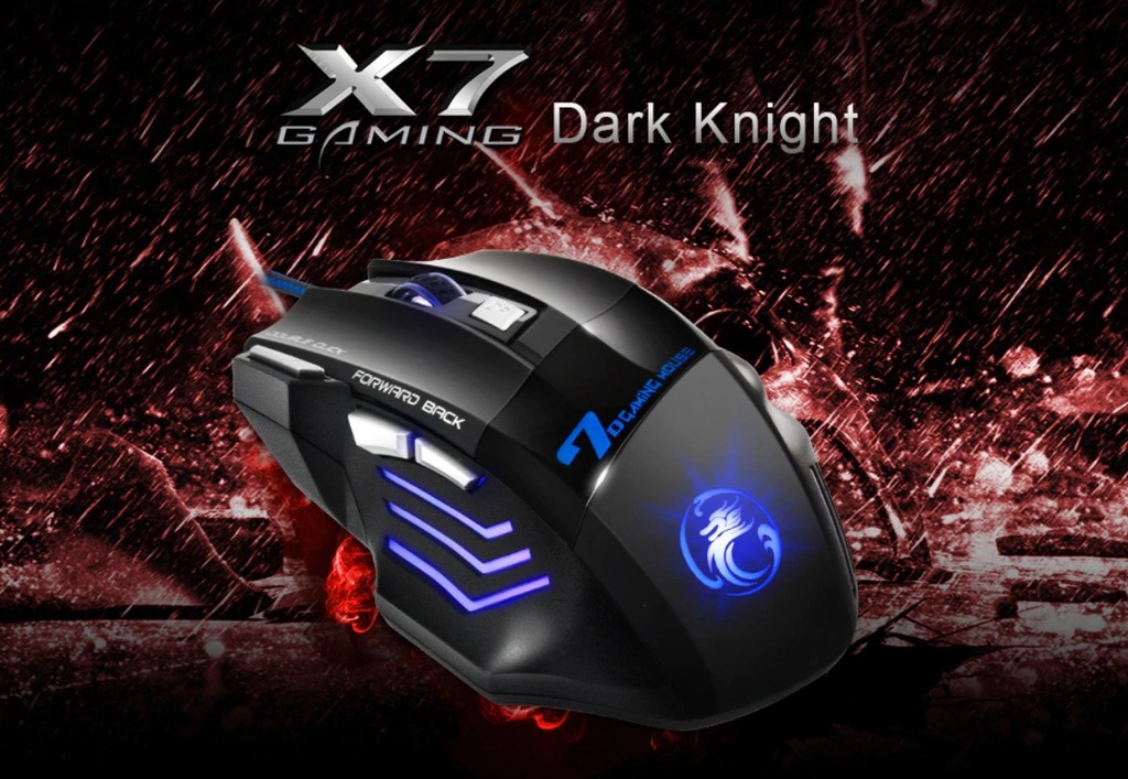 Купить Игровая мышь Dark Knight X7 со светодиодной подсветкой: отзывы, фото, характеристики в интерне-магазине Aredi.ru