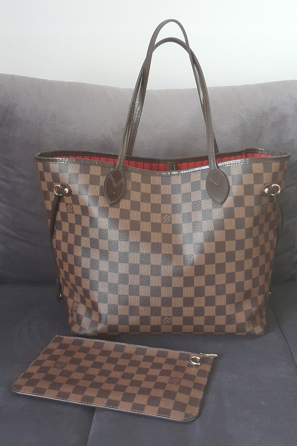 Pre Loved Louis Vuitton Damier Ebene Neverfull Mm in 2023  Louis vuitton  neverfull damier ebene, Louis vuitton damier ebene, Neverfull mm