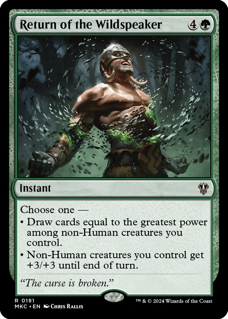 MTG Return of the Wildspeaker (R)