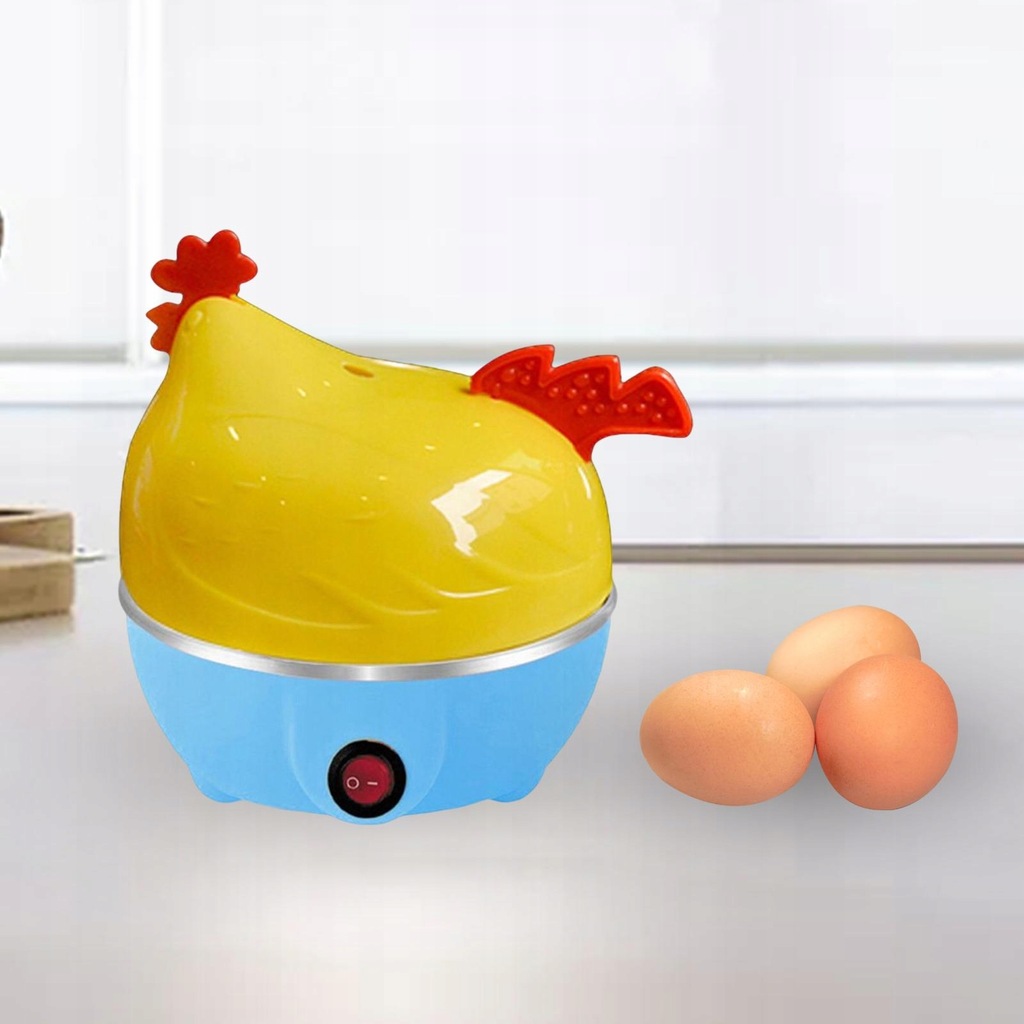 Egg Cooker, Egg Boiler, Egg Steamer for , , Blue 13543696294 oficjalne archiwum Allegro
