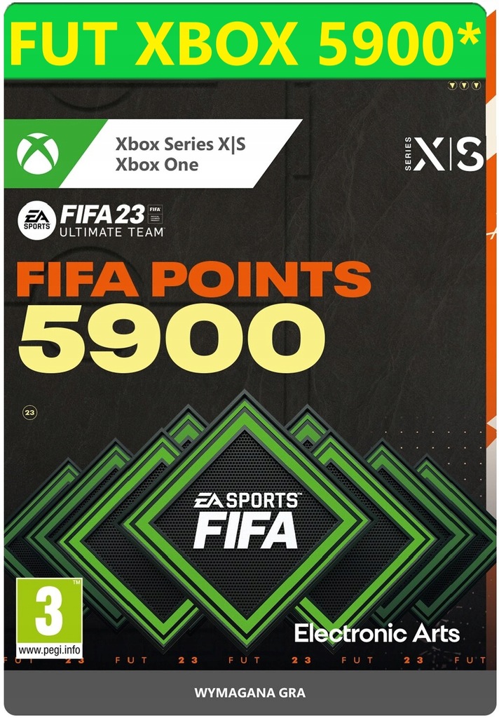 FIFA 23 XBOX 5900 One / Series X|S FIFA POINTS FUT