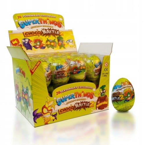 24 x Superthings Choco Battle jajko niespodzianka