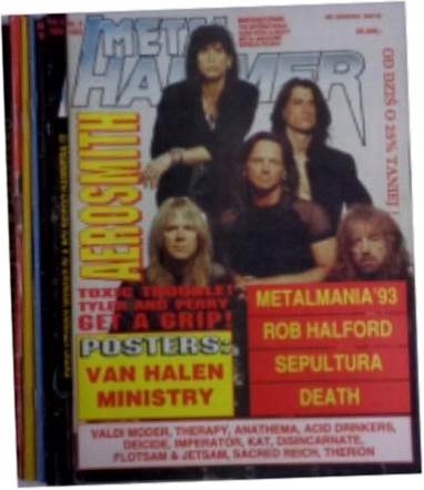 Metal Hammer nr 5-12 z 1993 roku
