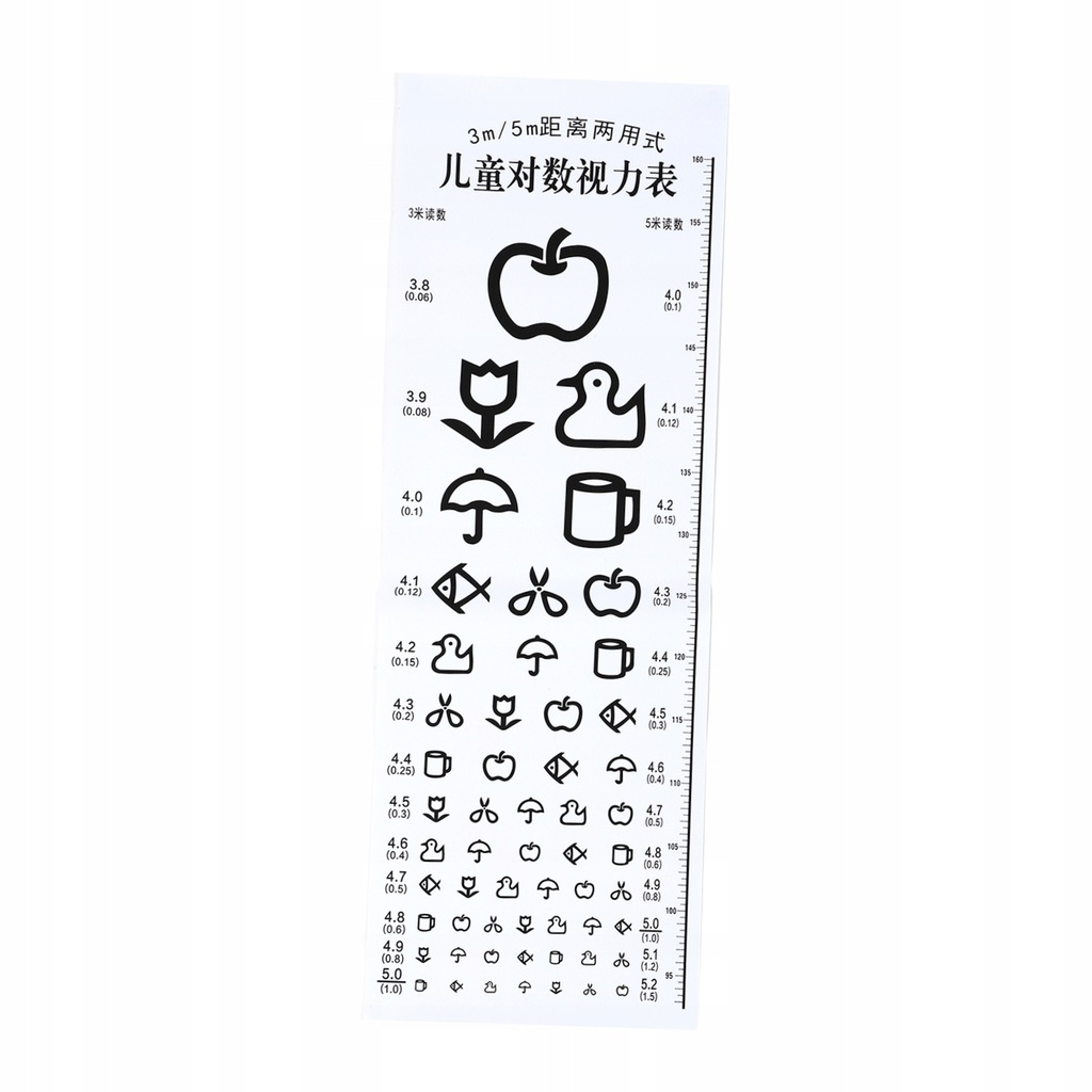Coloring Posters Kids Eye Chart Exam