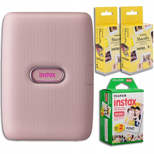 Купить Принтер Fuji Instax Mini Link PINK+картридж+шаколла: отзывы, фото, характеристики в интерне-магазине Aredi.ru