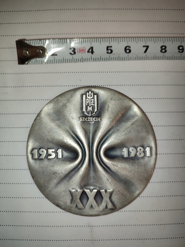 Medal Polska Żegluga Morska 1951 - 1981 PŻM Szczecin XXX Lat 32.