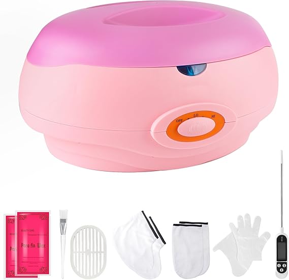 Zestaw do Parafiny Parafiniarka na Dłonie Stopy Podgrzewacz + Wosk 900g