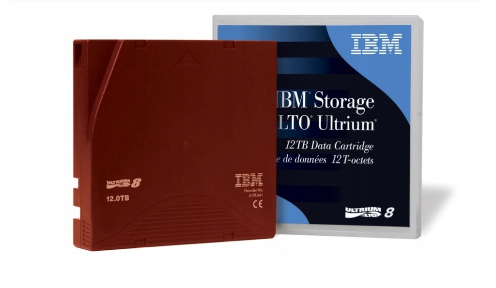Taśma IBM LTO8 Ultrium 12TB/30TB RW