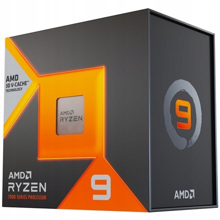 AMD Ryzen 9 7900X3D, 4,4 GHz, AM5, liczba wątków procesora 24, opakowanie d
