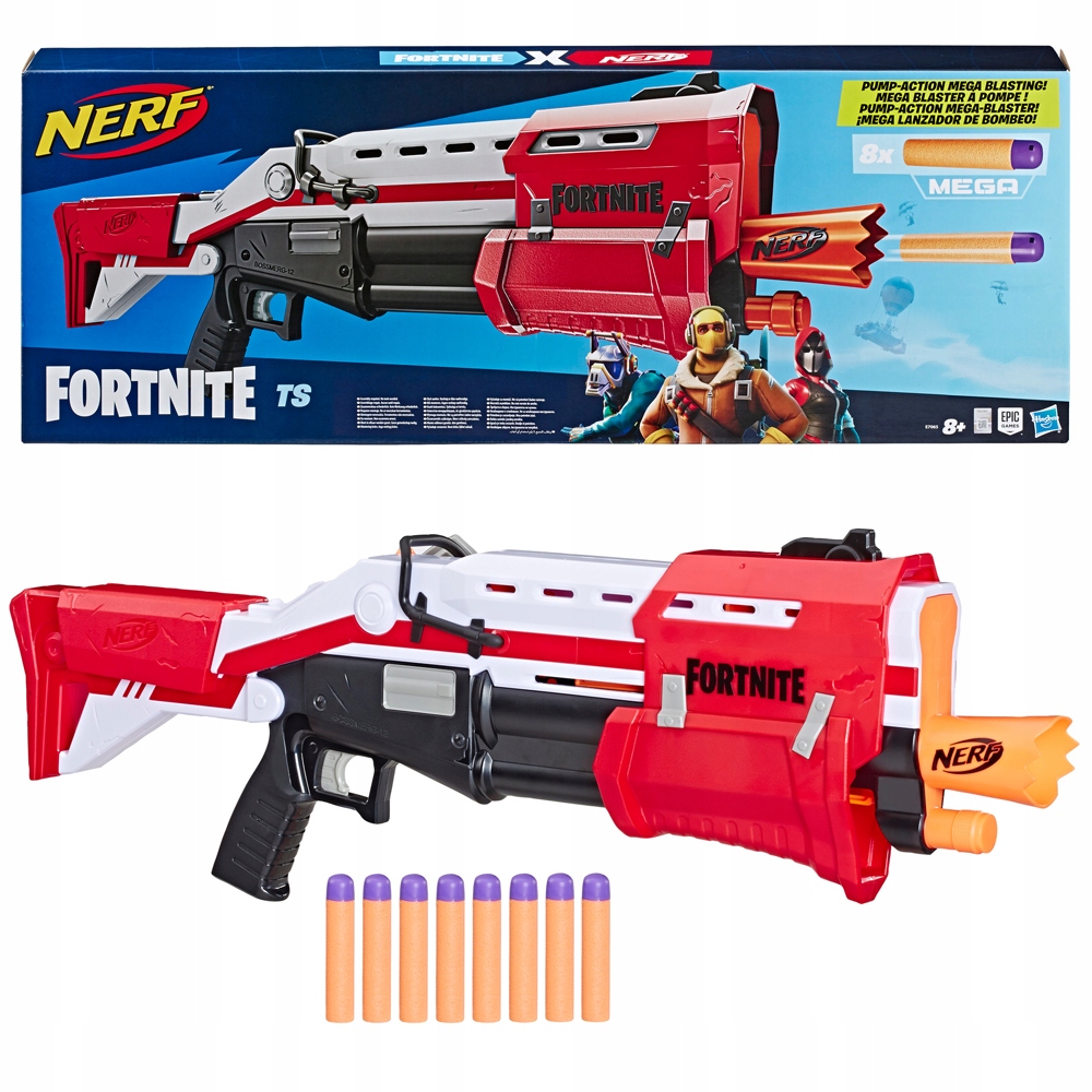 Купить NERF MEGA Fortnite TS E7065 DART BLASTER Launcher: отзывы, фото ...