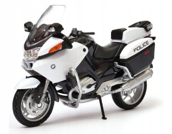 MOTOR BMW R 1200 RT POLICE WELLY 1:18