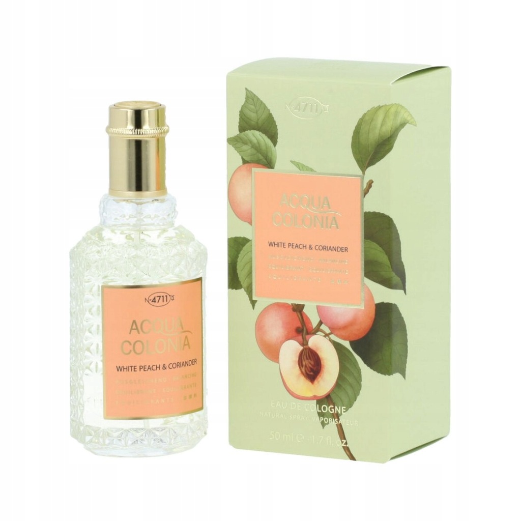Perfumy Unisex 4711 EDC Acqua Colonia White Peach & Coriander 50 ml
