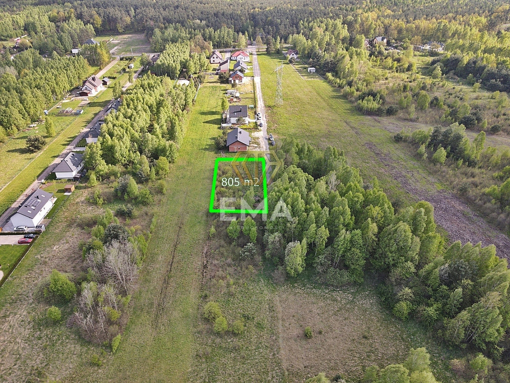 Działka, Srocko, Mstów (gm.), 800 m²