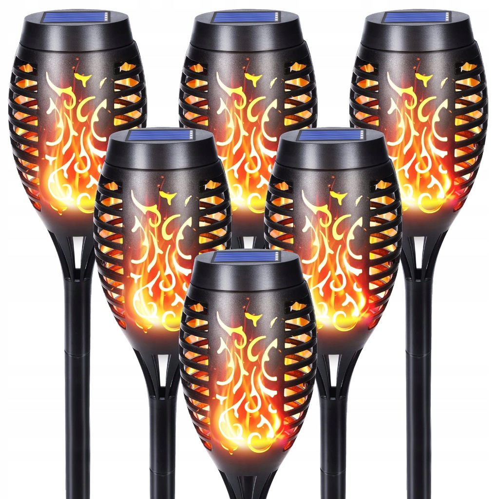 Qedertek Zestaw 6 Lamp Solarnych