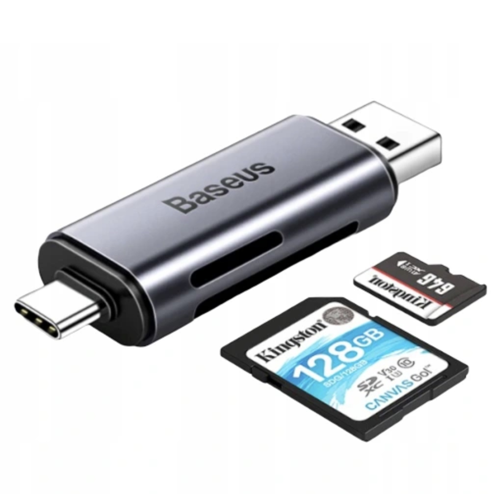 Купить КАРТРИДЕР BASEUS MICRO SD TF OTG USB-C USB 3.0: отзывы, фото, характеристики в интерне-магазине Aredi.ru