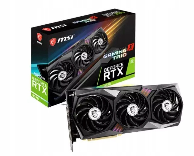 Купить Карта MSI GeForce RTX 3070 Gaming X Trio 8 ГБ GDDR6: отзывы, фото, характеристики в интерне-магазине Aredi.ru