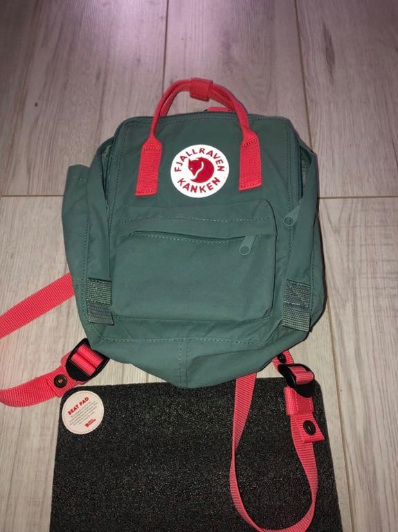 Fjallraven Kanken mini frost green/peach pink oryg