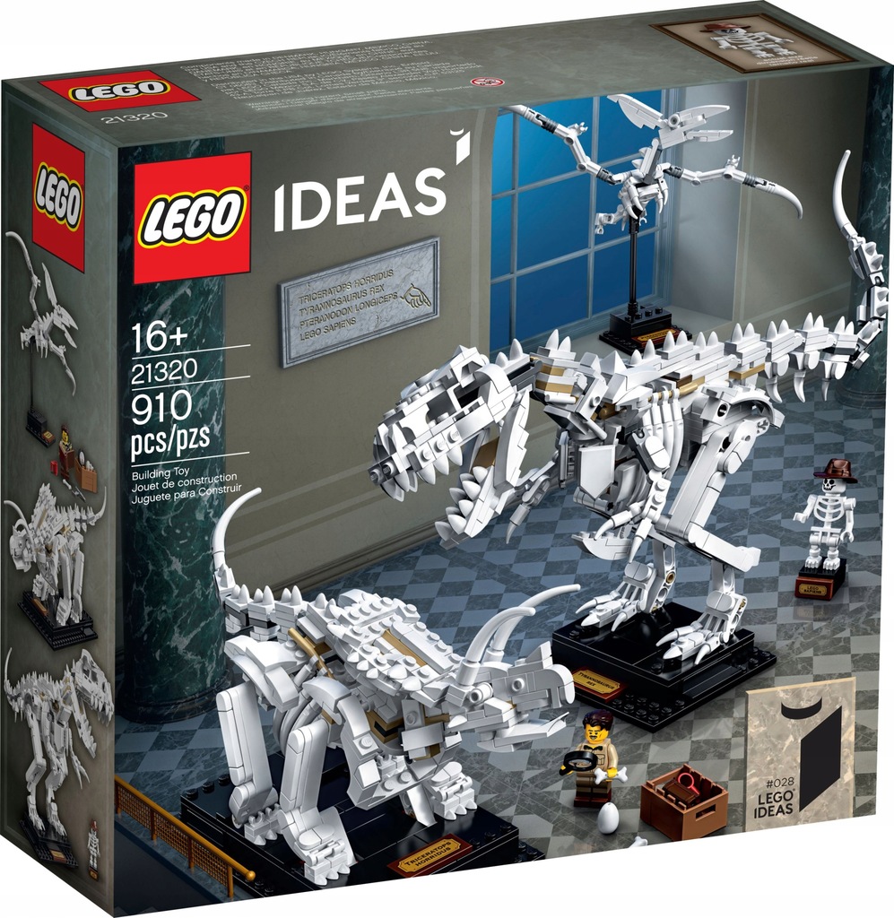LEGO IDEAS - 21320 - SZKIELETY DINOZAURÓW - NOWE !