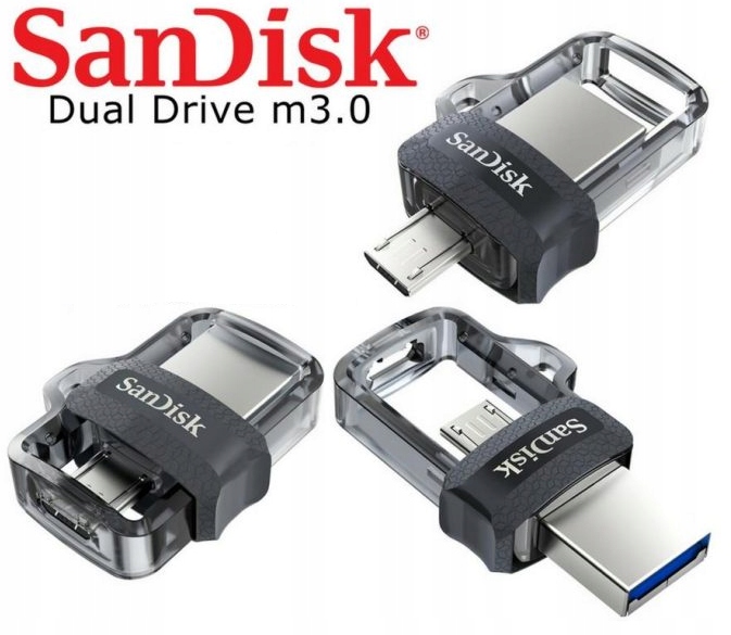 SanDisk Ultra Dual m3.0 128GB pendrive USB 3.0