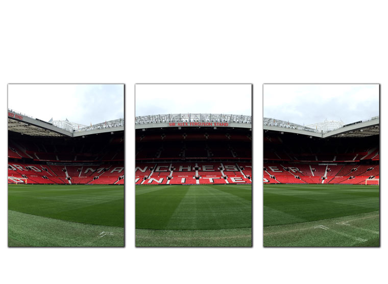 3 x OBRAZ PLAKAT Manchester stadion old trafford