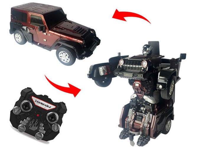 ROBOT JEEP AUTOBOT SAMOCHÓD ZDALNIE STEROWANY R/C 8731264122