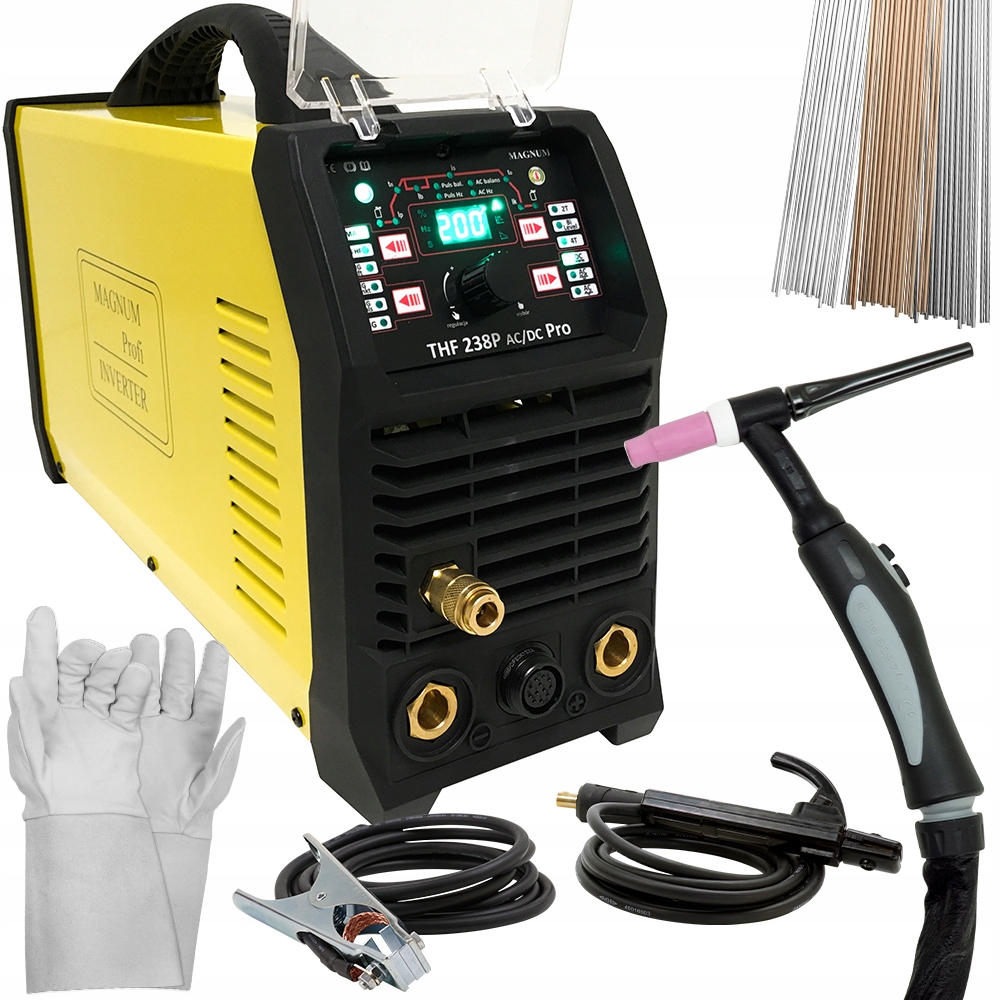 Spawarka TIG AC/DC Magnum TIG 238 PRO Puls Alu 200 - 12343890934 ...
