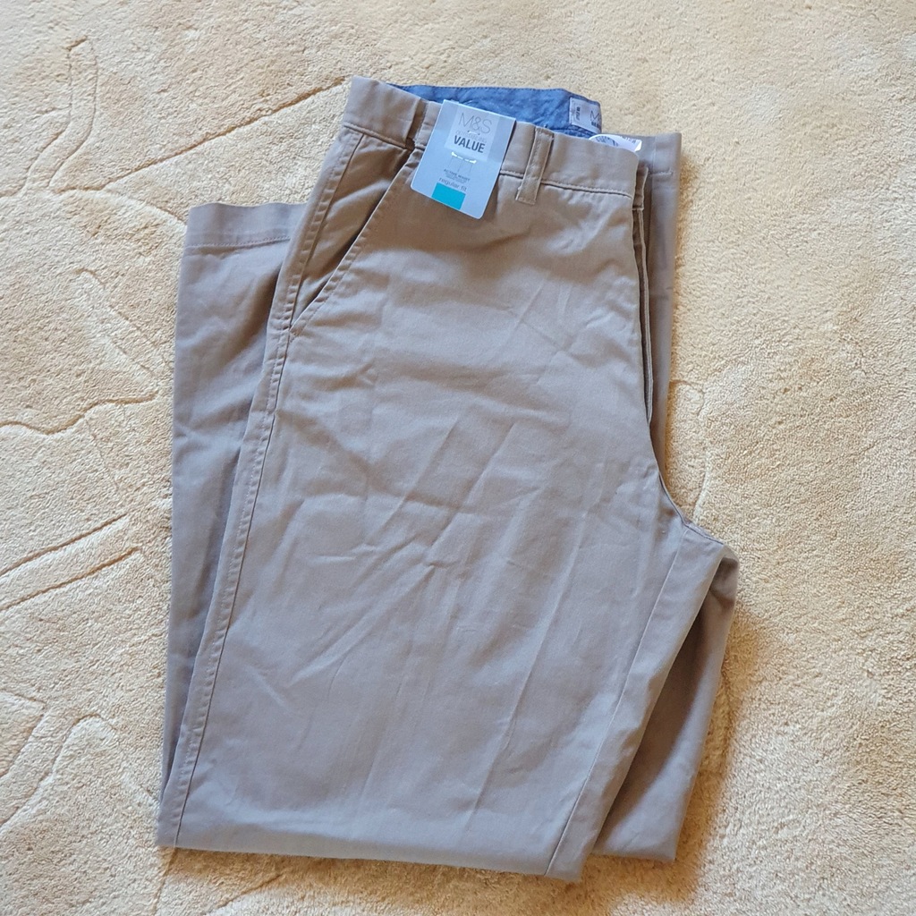 Marks& Spencer spodnie Chinos r 34W,31L