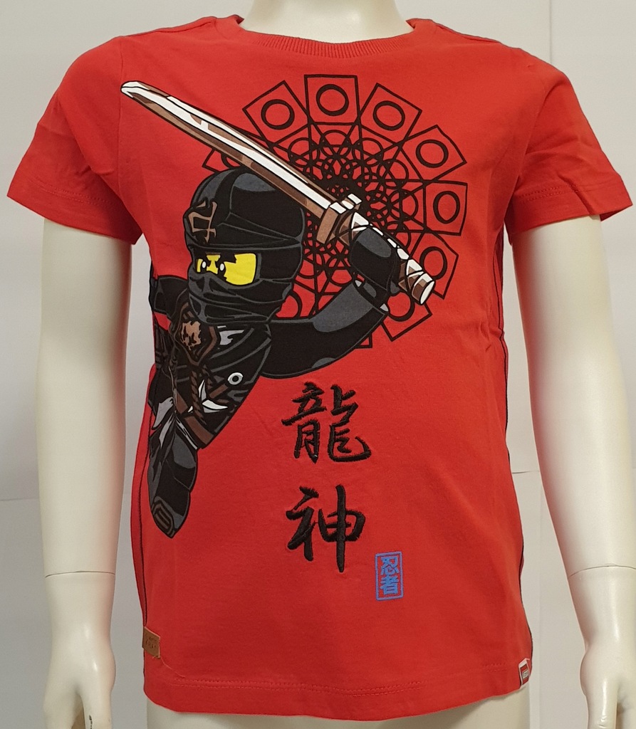 T-shirt LEGO NINJAGO TEO 314 czerwony r.134