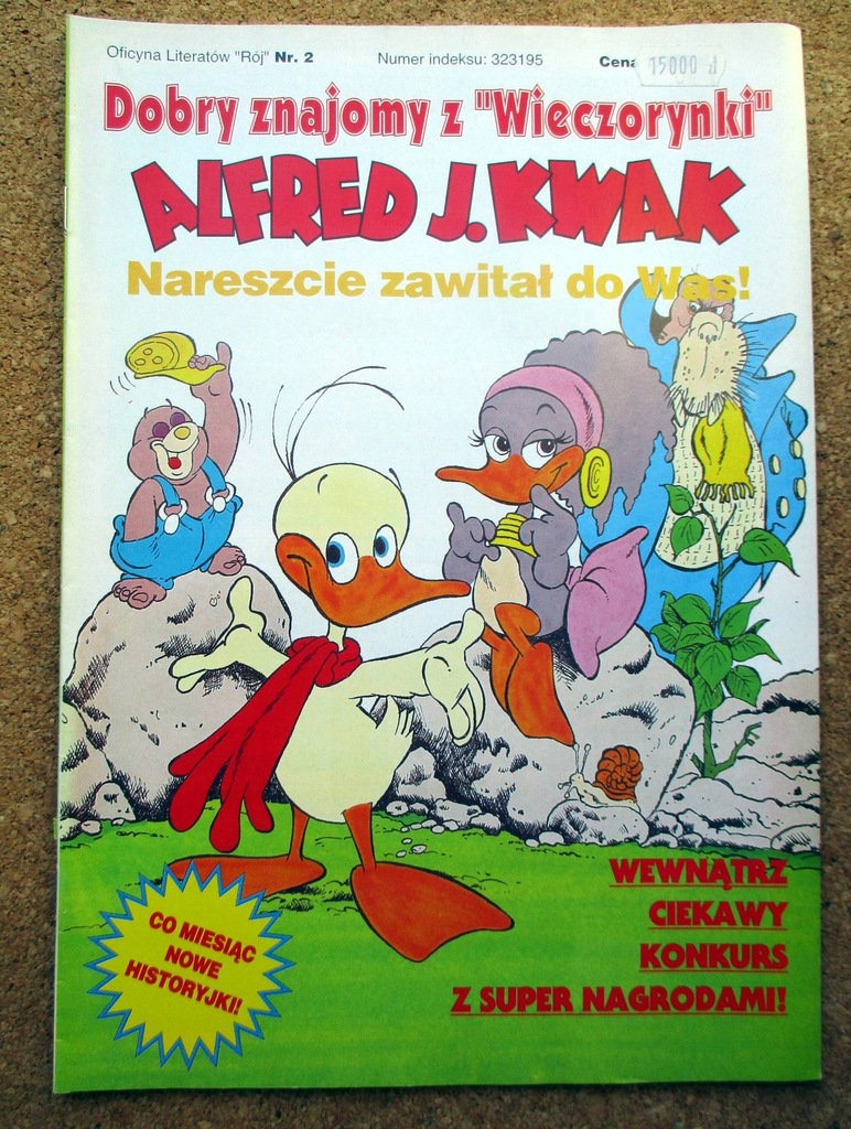 ALFRED J. KWAK 2 STAN BDB A4 KOMIKS J.KWAK UNIKAT