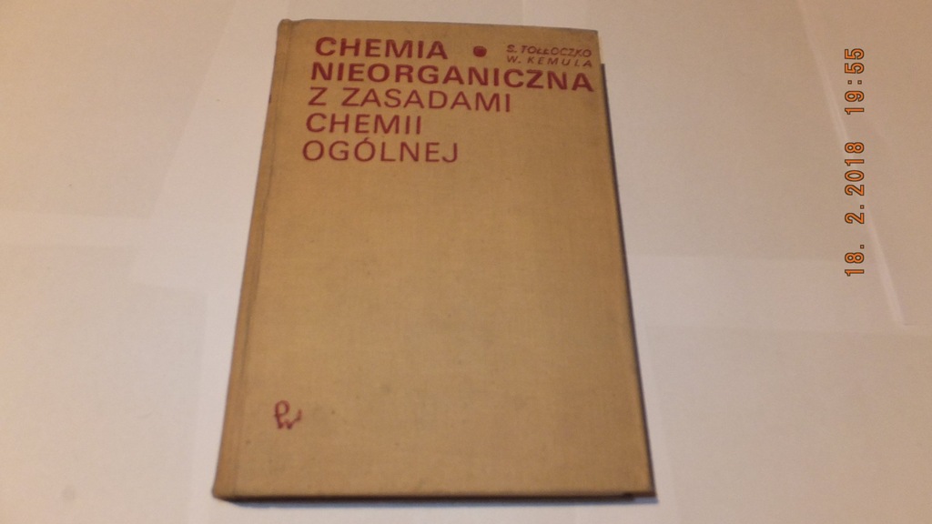 CHEMIA NIEORGANICZNA Z ZASADAMI CHEMII OGÓLNEJ