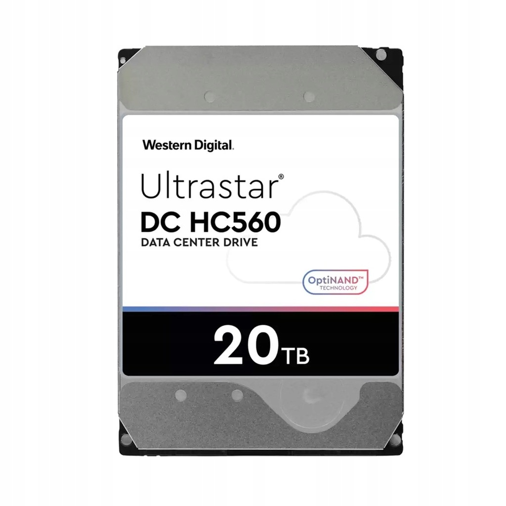 Dysk serwerowy HDD Western Digital Ultrastar DC HC560 WUH722020BLE6L4 (20 T