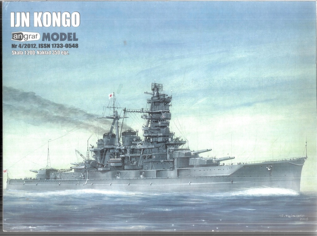 Angraf Model 4/2012 Pancernik IJN KONGO