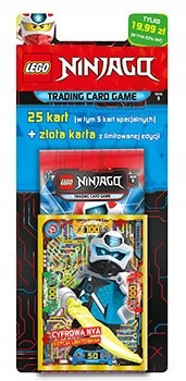 Kolekcja kart LEGO Ninjago na blistrze 5x5