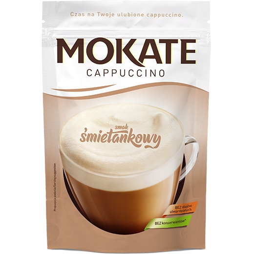Kawa Cappuccino MOKATE o smaku Śmietankowym 110g