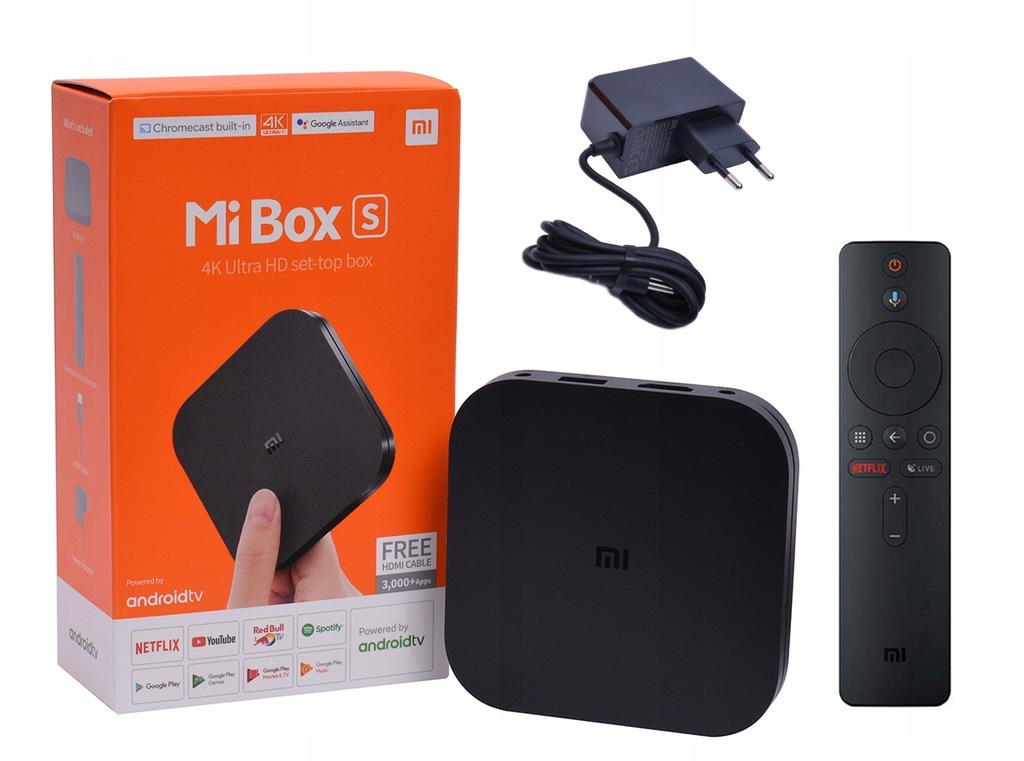 Купить XIAOMI MI TV BOX S 4K SMART 8.1 PL + КЛАВИАТУРА: отзывы, фото, характеристики в интерне-магазине Aredi.ru