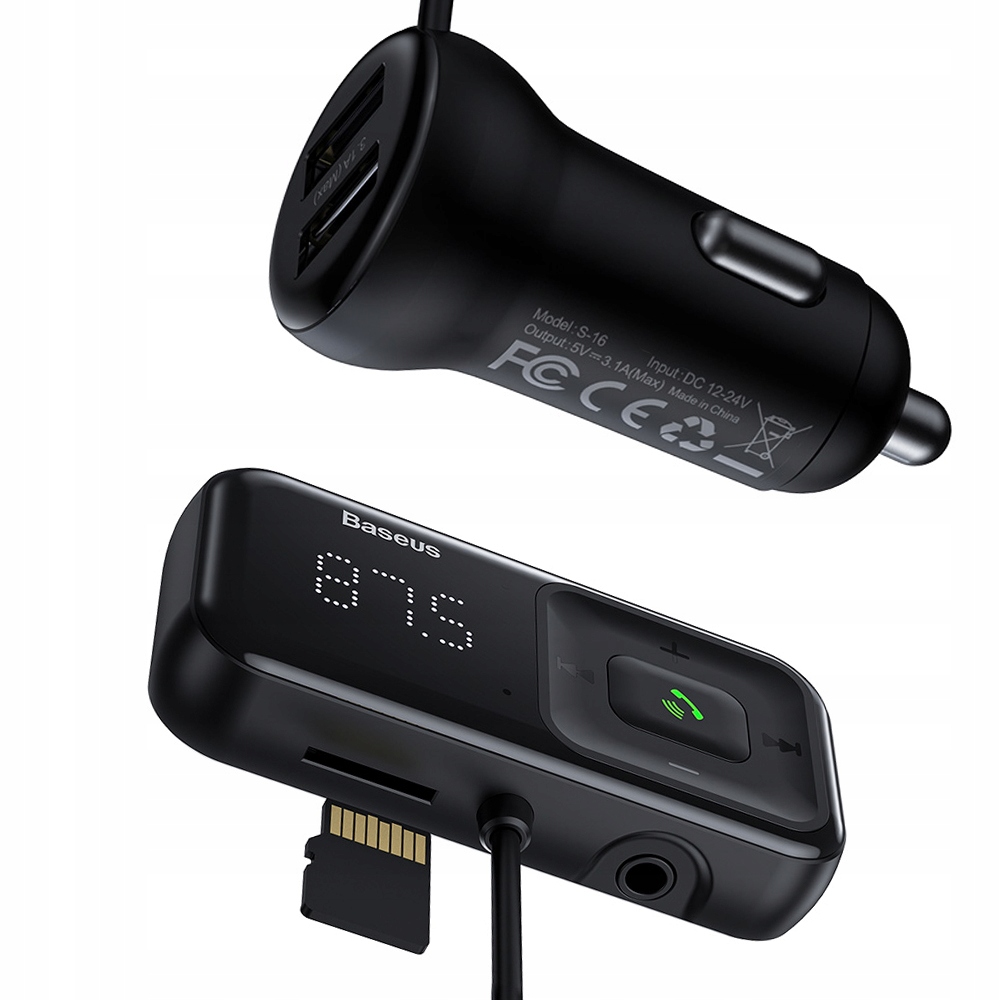 Купить FM-ПЕРЕДАТЧИК BASEUS BLUETOOTH USB-ЗАРЯДНОЕ УСТРОЙСТВО 3.1A: отзывы, фото, характеристики в интерне-магазине Aredi.ru