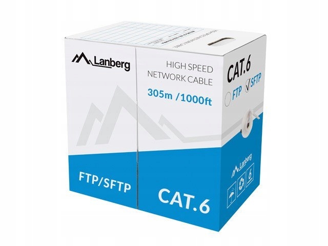Kabel sieciowy Lanberg LCS6-11CU-0305-S (S/FTP; 30