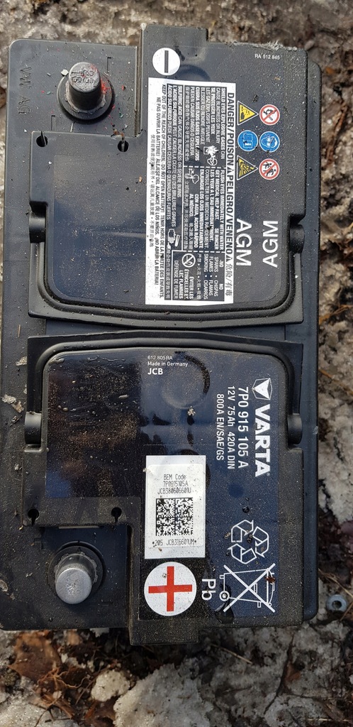 Akumulator Varta 7po 915 105 c 92Ah 520a DIN, Gniezno