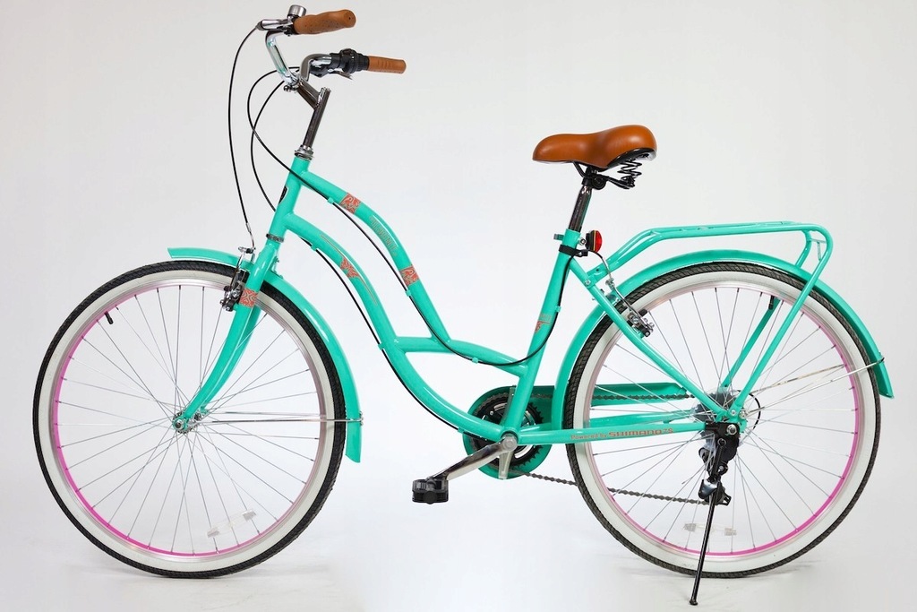 ROWER 26 MIEJSKI DAMSKI MĘSKI SHIMANO 7BIEGÓW TANI 8630440516