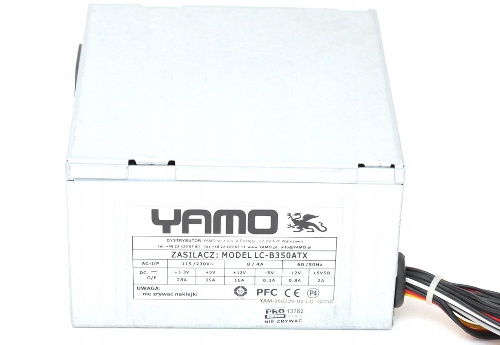 Zasilacz ATX YAMO 350W 13782
