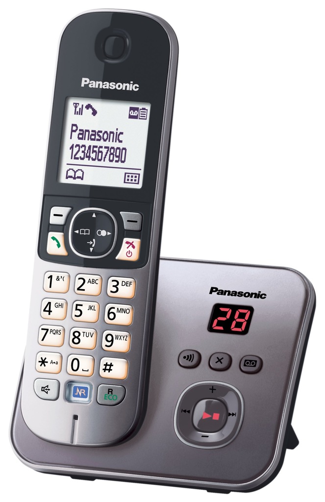 Telefon z cyfrowąsekretarką Panasonic KX-TG6821PDM