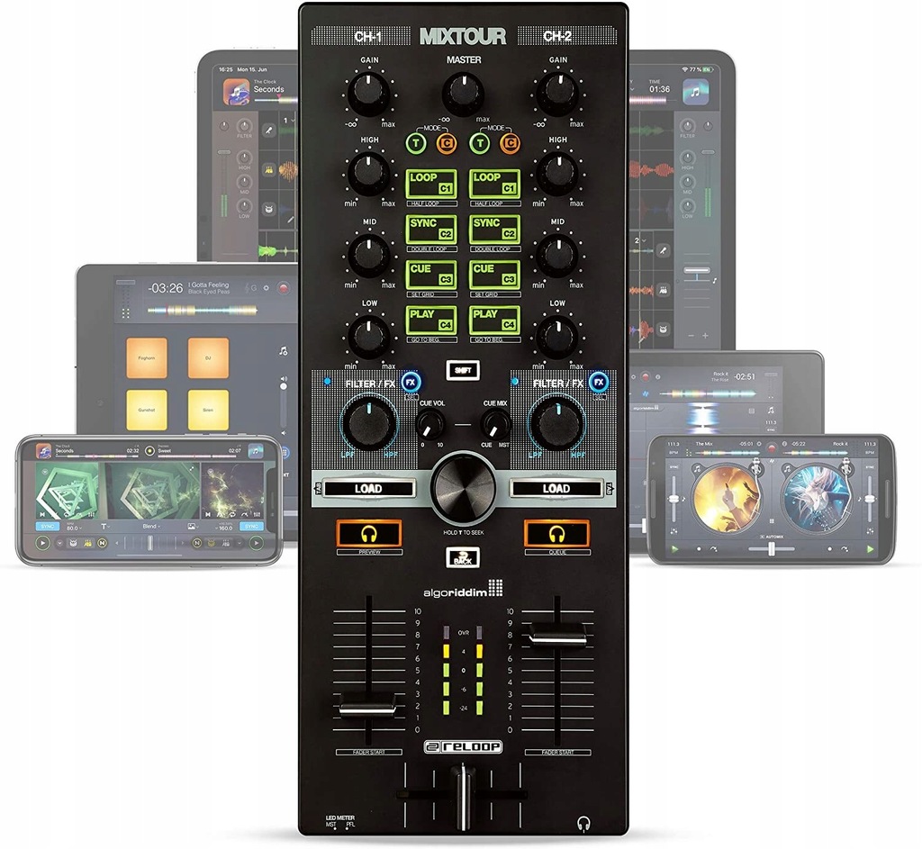 BK131 KONTROLER RELOOP MIXTOUR DLA DJ`A MIXER