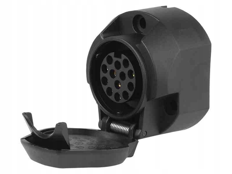 Gniazdo przyczepy 13 PIN, plastikowe