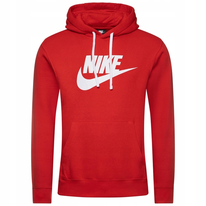 Nike bluza męska czerwona kaptur VB2973-657 L