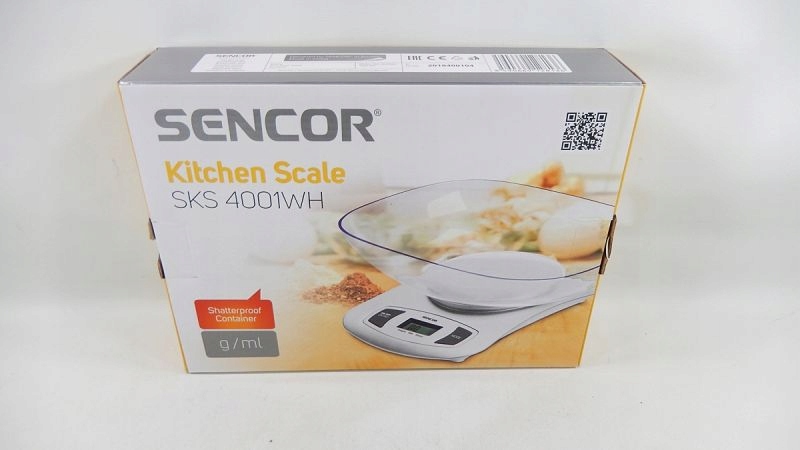 WAGA KUCHENNA SENCOR KITCHEN SCALE SKS 4001WH 1G