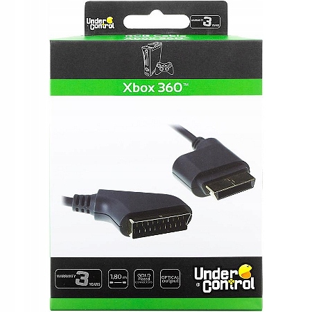 UNDER CONTROL kabel RGB Scart do XBOX 360 1,8m