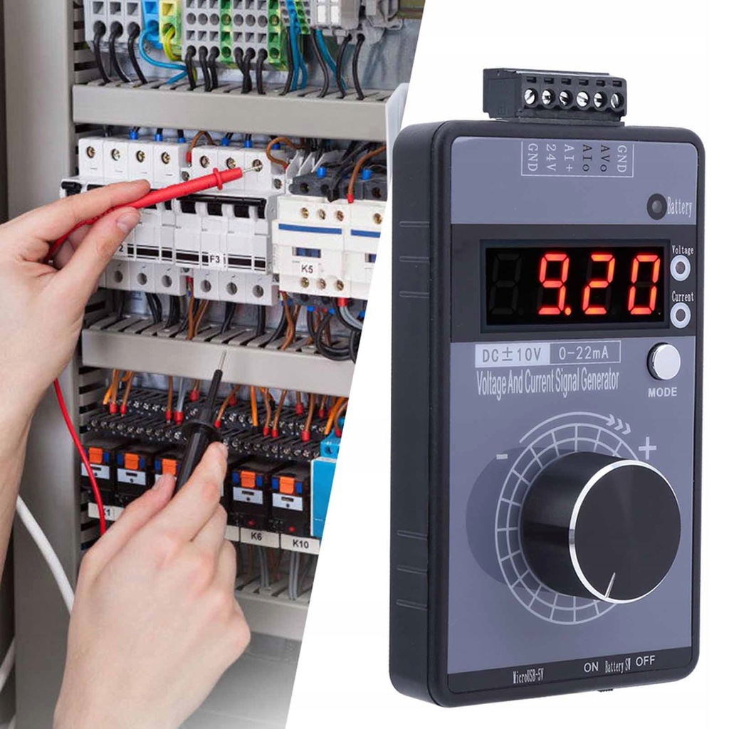 Generator sygnału napięcia prądu DC 0-10V