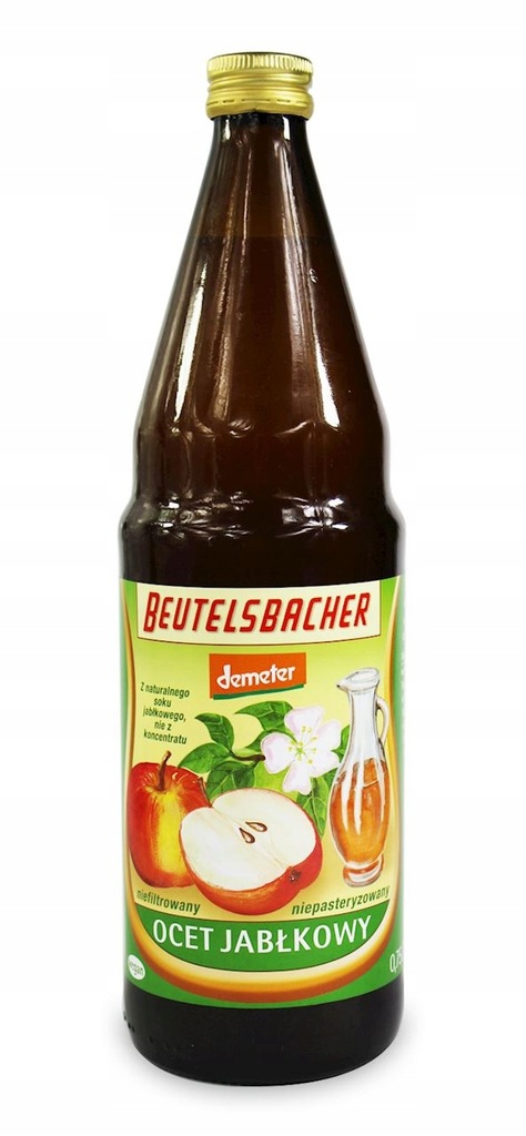 Beutelsbacher Ocet 5% Jabłkowy Niefiltrowany 750ml
