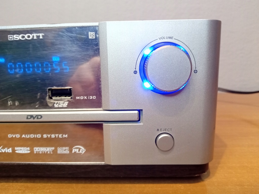 DVD Mini System シルバー Mini wieża DVD Audio System SCOTT MDX i30 DVD/CD/USB/tuner