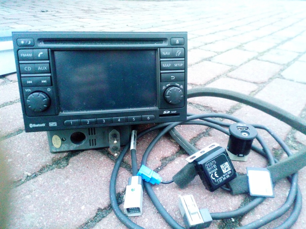 Nissan Qashqai radio nawigacja navi 7840362785